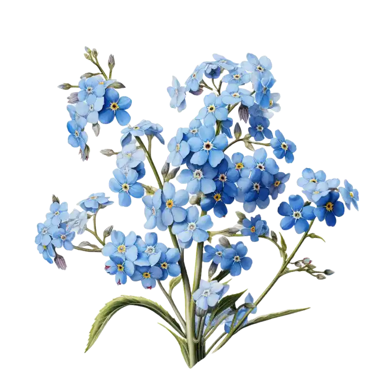 Niezapominajka polna- Myosotis arvensis (L.) Hill.